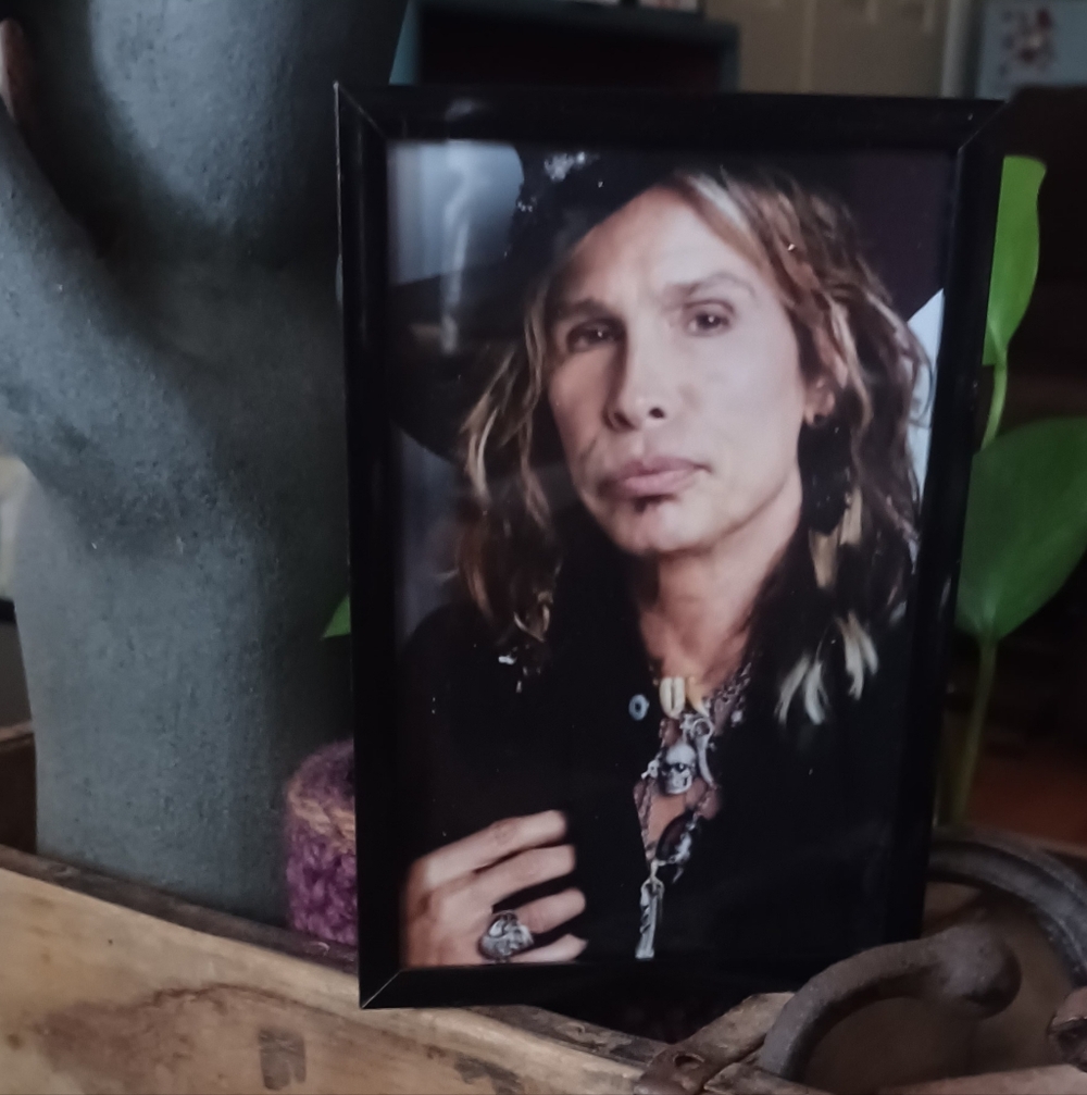 Black Framed Steven Tyler Photo